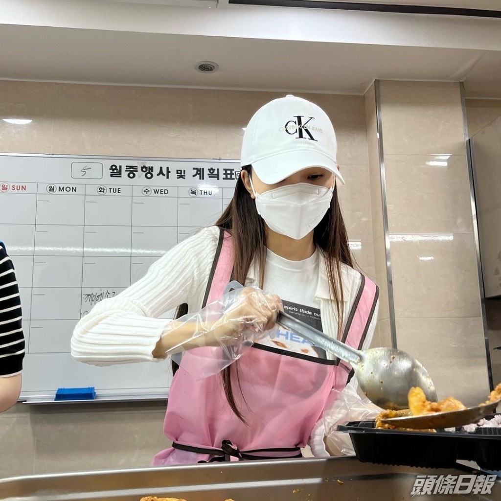 宋智雅上月被發現到教會做義工。